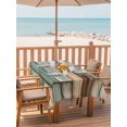 thumbnail image 2 of Outdoor Tablecloths with Umbrella Hole & Zipper, Sage Green Vintage Tablecloth Rectangle 60x84 Inch, Brown Retro Farmhouse Elegant Pastoral Waterproof Table Cloth, Patio/Pool/Picnic Table Covers, 2 of 8