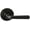 Oil Rubbed Bronze, variant on Bravura Hardware 334SB Helen Lever Dummy Lockset with Modern Round Trim Reversible Adjustable Door Handle Lever for Closet/Pantry, Matte Black