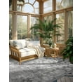thumbnail image 6 of Unique Loom Sofia Collection Area Rug - Larvotto (7' 10" Square Dark Gray/Gray), 6 of 10