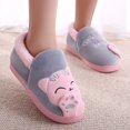 thumbnail image 4 of asdoklhq Slip On Shoes for Women,Women Winter Home Slippers Cartoon Cat Non-slip Warm Indoors Bedroom Floor Shoes, 4 of 7