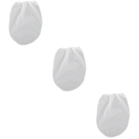 MLINS 3 pcs Useful Elastic Opening Strainer Bags Polyester Mesh Filters for Home Use
