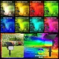 thumbnail image 6 of Solar Lights RGB Outdoor, 10 Pack RGB Landscape Solar Spotlights with 9 Modes, Waterproof for Garden, Yard, Driveway, Patio Decor, 6 of 7