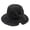 Black, variant on Bow Large Brim Straw Hat, Foldable Beach Sun Cap, Women Outdoor Woven Headwear, Light Breathable Portable Hat for Vacation Outing Sun Protection Fashion Hat,Coffee