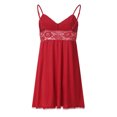 thumbnail image 2 of DYMADE Womens's Plus Size Nightgown Cami Slip Sleepwear Pajamas Dress, 2 of 5