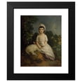 thumbnail image 2 of Thomas Gainsborough 20x24 Black Modern Framed Museum Art Print Titled - Portrait of Isabelle Bell Franks, 2 of 5