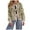 Green, variant on Womens Y2k Bow Tie Front Cardigan Sweaters Oversized Fall Open Front Leopard Print Cardigans Cute Loose Knit Coats (Green, L)