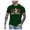 Dark Green, variant on Mens Tshirts USA Canada Maple Leaf Flag Print Tops Regular Fit Short Sleeve Patriotic Canada Day Casual Daily Holiday Wear Graphic Tees