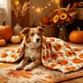 thumbnail image 5 of Celsvanis Fall Throw Blanket Pumpkin Leaf Print Soft Flannel Cover Multipurpose Cozy Blanket for Sofa Bed Indoor Home Thanksgiving Seasonal Decor 27.5"x39.5", 5 of 6