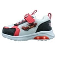 thumbnail image 4 of Hot Wheels Toddler Boys' Light-Up Sneakers - Black & Red, Size 7, 4 of 9