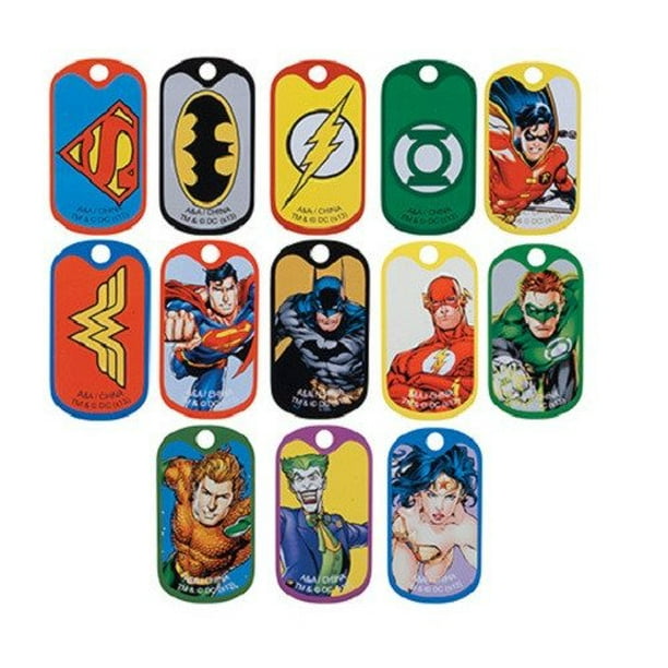 DC Comics DC Comic Super Hero Dog Tags (2 Dozen)