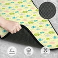 thumbnail image 3 of Vsdgher Armadillo Floral Car Foot Mat Set of 4 Pieces Universal Floor Liner Car Accessories Fits Most Cars, Trucks, Vans, sedans, SUV, 3 of 7