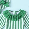 thumbnail image 5 of TOWED22 Infant Baby Girl One-Piece Swimsuit Long Sleeve Rash Guard for UPF 50+ Sun Protection Bathing Suit Green,2-3 Y, 5 of 6