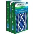 thumbnail image 1 of Filterbuy 16x25x5 MERV 13 Pleated HVAC AC Furnace Air Filters for Trion Air Bear 255649-105 and More (2-Pack), 1 of 9