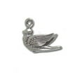 thumbnail image 1 of Sterling Silver 16" Unisex 1.5mm Box Chain 3D Dove Bird Peace Pendant Necklace, 1 of 2