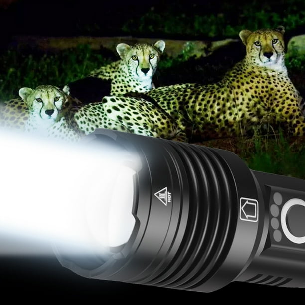 Lámpara Potente linterna portátil XHP160 LED para acampar con función de memoria Tmvgtek Para estrenar
