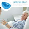 thumbnail image 4 of SNNROO Portable Bed Urinal Hospital Plastic Bedpan for Bedridden Patient (Blue), 4 of 10