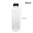 thumbnail image 2 of Plastic Square Storage Bottle with Screw Cap for Laboratory Sample Collection and Liquid Storage 250ml Capacity Leakproof Design, 2 of 7