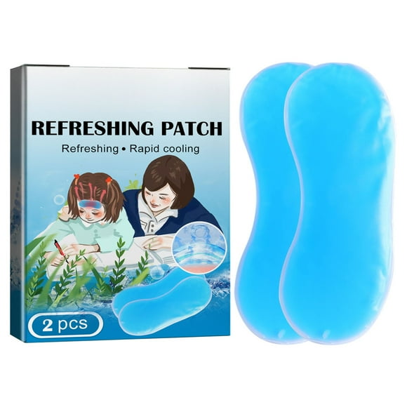 Clear Out Stock! Awwp Pink 1X Cooling Patch Refreshing and Refreshing Patch Heat Dissipation and Refreshing Hydrogel Physical Cold Compress Children's Patch 5Ml