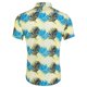 thumbnail image 2 of Camisas De Franela Para Hombre Hombres Casual Manga corta Primavera Verano Cuello en V Camisas impresas en 3D Botones de moda Top Blusa Camisas (D, XXL), 2 of 4