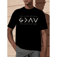 thumbnail image 6 of Men's Cotton T-shirt with 'God is Greater than The Highs and Lows' Print, 6 of 10