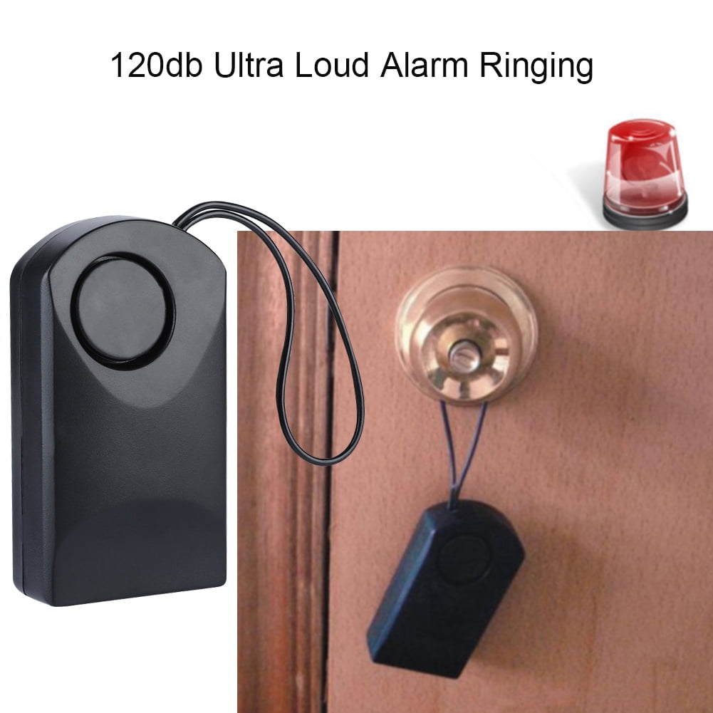 Touch Sensor 120dB Ultra Loud Wireless Anti Theft Security Alarm Door Knob Alarm Sensor for Hotel