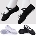 thumbnail image 2 of Girls Ballet Shoes Flat Non-slip Breathable Dancing Shoes Ballet Slippers, 2 of 7