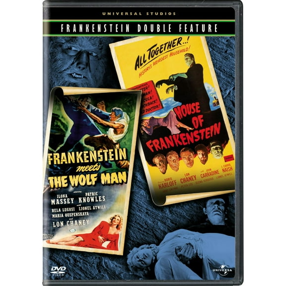 Frankenstein Meets the Wolf Man/House of Frankenstein (DVD Double Feature) [DVD]