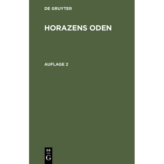 Horazens Oden, (Hardcover)