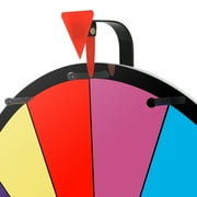 ZENSTYLE Freestanding 24 Adjustable Spin Wheel with 14 Colorful Prize Slots – Game Spinner for Parties, Events & Prizes