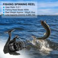 thumbnail image 5 of Uxcell Fishing Reel, Ultra Smooth Powerful Fishing Reels Left/Right Interchangeable Handle, Black, 5 of 6