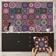 thumbnail image 1 of 16 Hojas de Pegatinas Coloridas para Azulejos Marroquíes brillar 15 cm x 15 cm Impermeable, 1 of 5