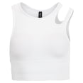 thumbnail image 2 of Fila Women`s Uplift Slice Crop Performance Bra Top (  LARGE White/White  ), 2 of 6