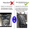 thumbnail image 5 of Dog Car Mesh Barrier Pet Barrier with Auto Safety Mesh Organizer Baby Elastic Storage Bag Universal for Cars, SUVs - Easy to install,Car Divider for Safe Driving with Children and Pets Safe Driving, 5 of 6