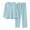 Sky Blue, variant on tarylea Fall Womens Pajamas Set V Neck Long Sleeve Irregular Hem Tops Drawstring Elastic Waist Wide Leg Pants Casual Loose Comfy Sleepwear Lounge Set