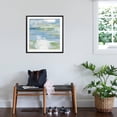 thumbnail image 3 of Art.com Urban Walkway II Blue and Green Art Print by Silvia Vassileva, Black Frame Wall Art, 29" x 29", 3 of 5