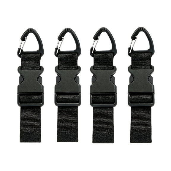 4 Pack Adjustable Garden Hose Ties, Heavy-Duty Extension Cord Organizer, Hanging Storage Straps for Garages And Workshops, Reusable Cable Management Straps