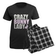 thumbnail image 5 of CafePress - CRAZY BUNNY LADY Women's Dark Pajamas - Women's Short Sleeve Print T-Shirt and Pants Dark Cotton Pajama Set, 5 of 7
