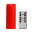thumbnail image 1 of FRCOLOR Bougie Électrique 1 Ensemble Lampes à Bougie LED Rouges Lampes à Bougie Sans Fumée Déco avec Télécommande,7.87"X2.95"X2.95 Pouces, 1 of 4