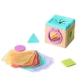 thumbnail image 3 of Caja de pañuelos para bebé, juguete de madera, cubo de actividades, casa de madera, juguete educativo de aprendizaje, juguetes Montessori para niños, 3 of 8