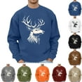 thumbnail image 5 of CYiJun Men's Fleece Crewneck Sweatshirt Lightweight Loose fit Soft Basic Pullover Sweatshirt,Size 2XL, 5 of 5