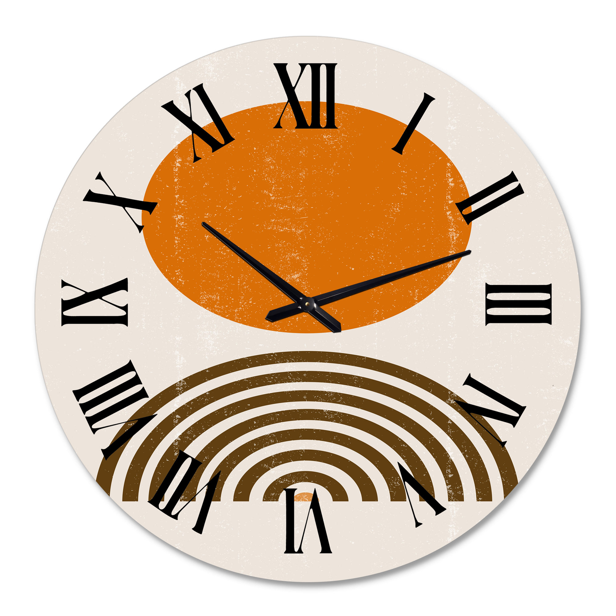 Designart 1 in Modern,Contemporary Wall Clock