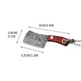 thumbnail image 4 of EDHITNR Mini Pocket Knife Keychain, Forged Vanadium Alloy Steel Portable Keychain Knife, Multipurpose Mini Chef Knife for Fruit Cutting Camping Outdoor EDC Accessory, 4 of 4