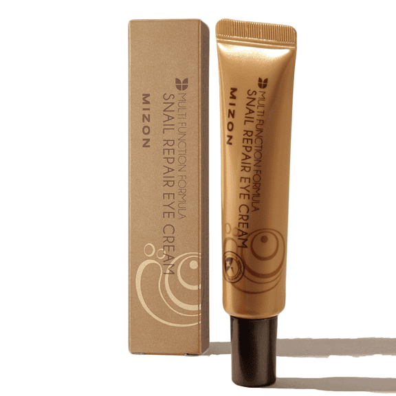 Snail Repair Eye Cream 0.51 fl oz - K Beauty Snail Mucin Under Eye Cream for Dark Circles, Wrinkles, and Puffiness, Brightening, Non-Oily Treatment with Niacinamide, for All Skin Types