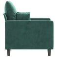 thumbnail image 2 of vidaXL Chaise de Sofa Vert Foncé 60 cm Velours, 2 of 5