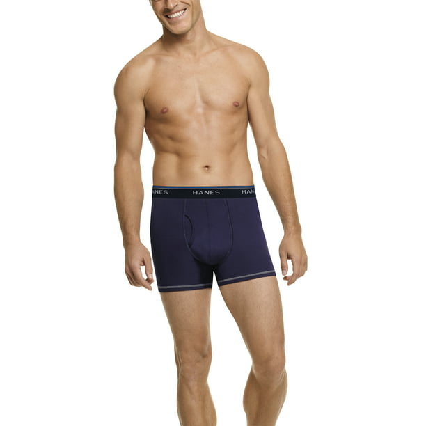 Hanes - Men's ComfortBlend Boxer Briefs, 3 Pack - Walmart.com - Walmart.com