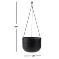 thumbnail image 5 of SAFAVIEH Rancer Outdoor Patio Planter, Black, 5 of 6