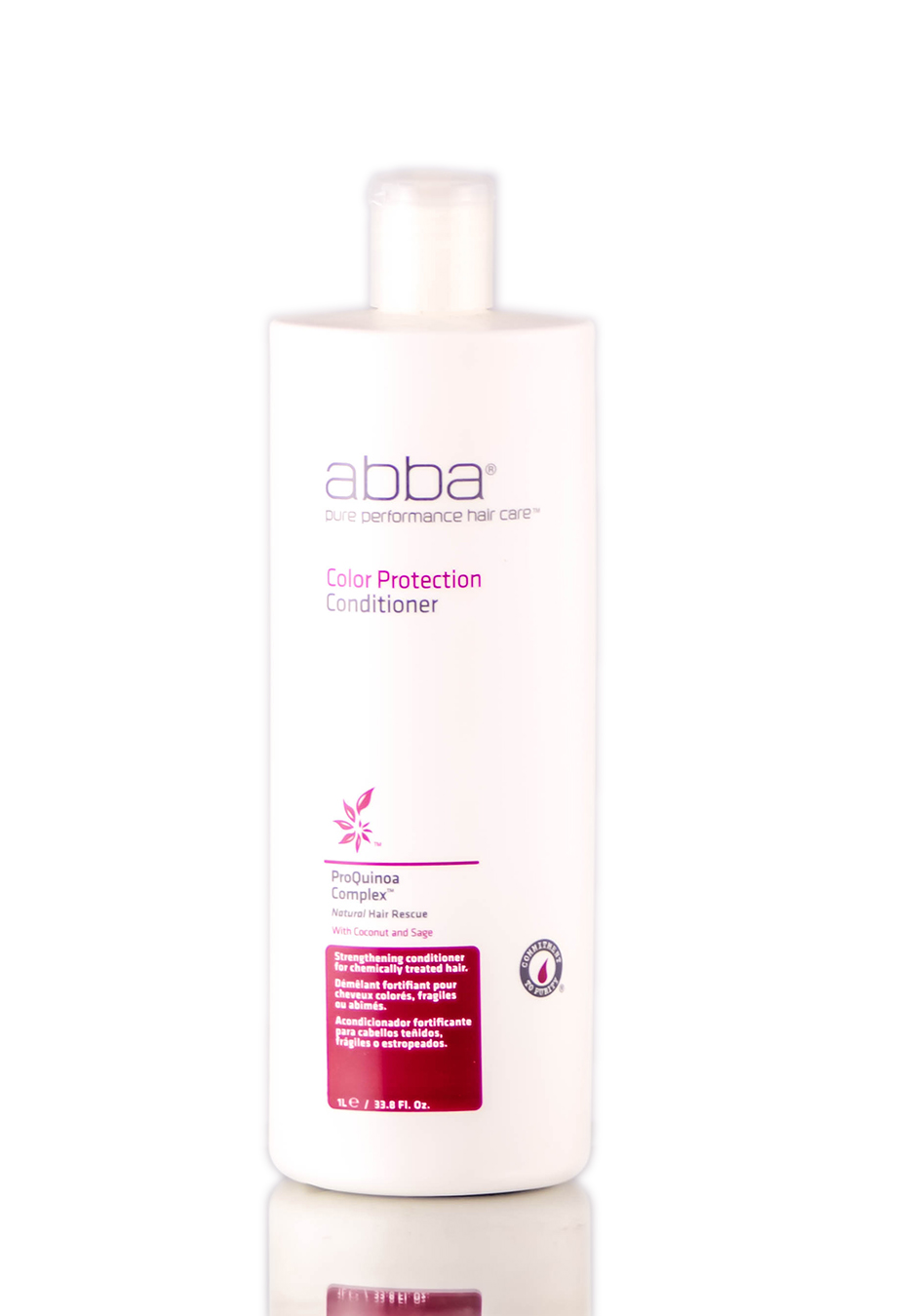 Abba Pure Color Protection Conditioner - 33.8 oz / liter - Pack of 1 with Sleek Comb - image 1 of 1