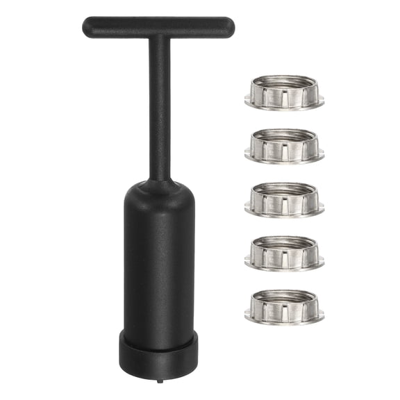 Light Socket Rings 5 Pcs, G9 Lamp Shade Holders Zinc Alloy Plastic Ring Replacement with Removal Tool for Lamp Shade Collar Ring Repairing Ring Tool, Silvery