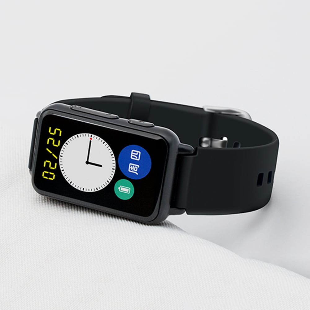 HUISZJ Voice Recorder Watch, Voice Activated Recorder with 200mAh Battery, HD MP3 Voice Recorder Bracelet Noise Reduction Bracelet Recording Device (8GB