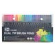 thumbnail image 4 of Marcadores para colorear Quinlirra de 12 colores, marcador de doble punta para colorear para adultos, bolígrafo de punta fina para caligrafía, diario, planificador, dibujo y garabatos (blanco y 12, 4 of 8